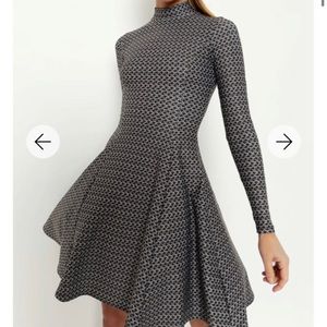 CHAINMAIL LONG SLEEVE EVIL LONGLINE DRESS - LIMITED